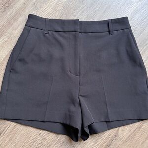 Express Super High Rise Editor Black Shorts - Size 2